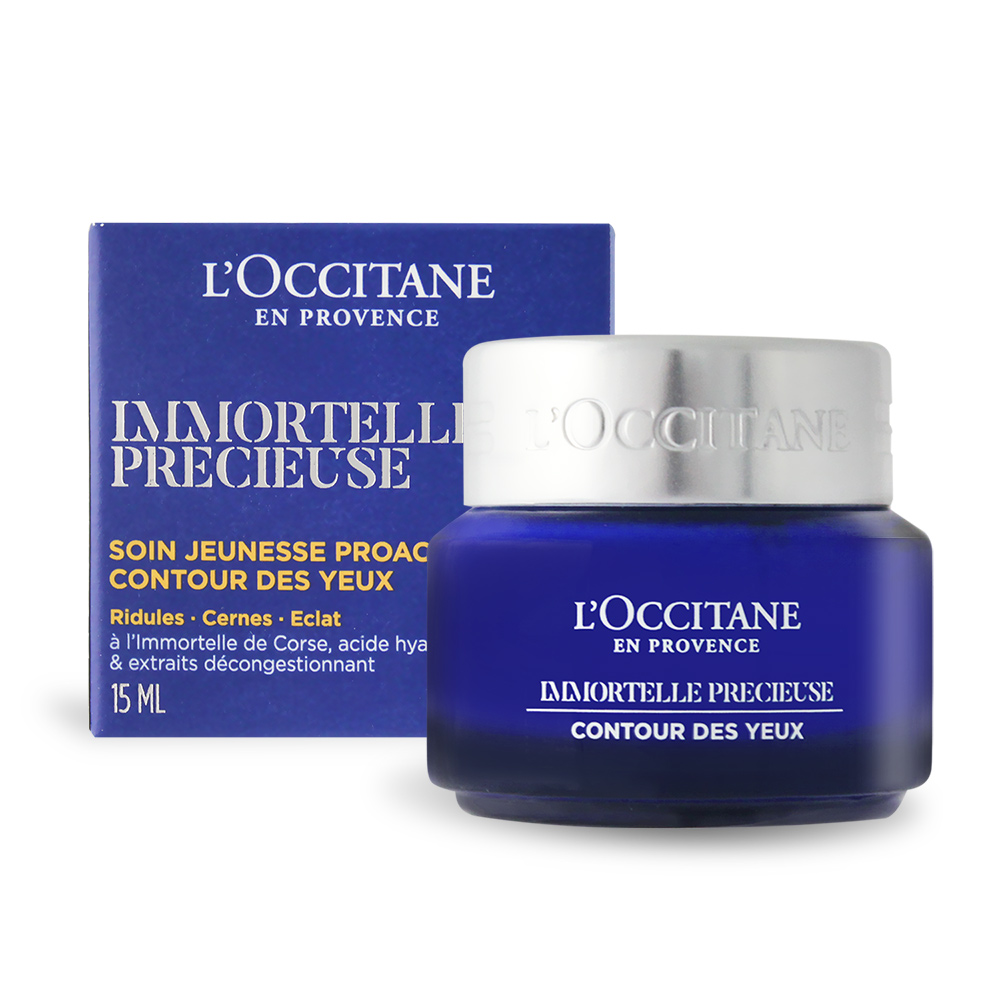 L'OCCITANE 歐舒丹蠟菊精華眼霜(15ml)-新版-百貨公司貨