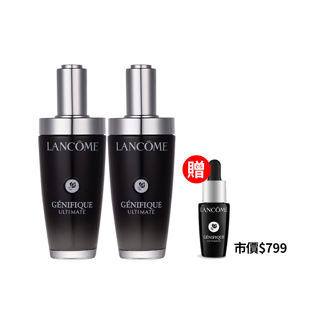 Lancome 蘭蔻超極限肌因賦活露 100ml 2入組(小黑瓶PRO/PRO版小黑瓶/全新升級/精華/抗老/修護)